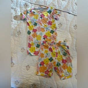 Angel Dear Colorful Floral Kids Pajama Set